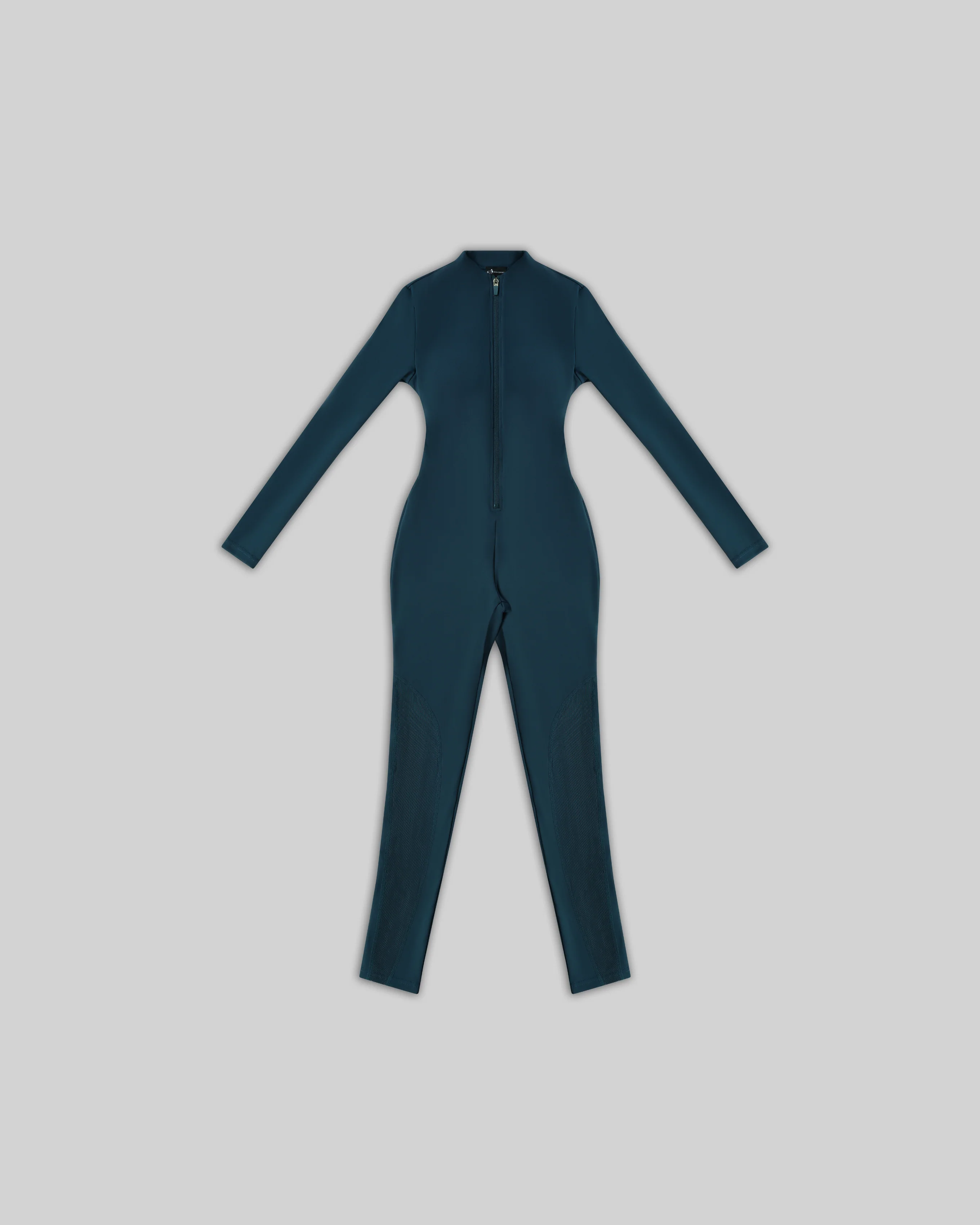 BACKLESS FITNESS JUMPSUIT (DEEP TEAL) - Image 4