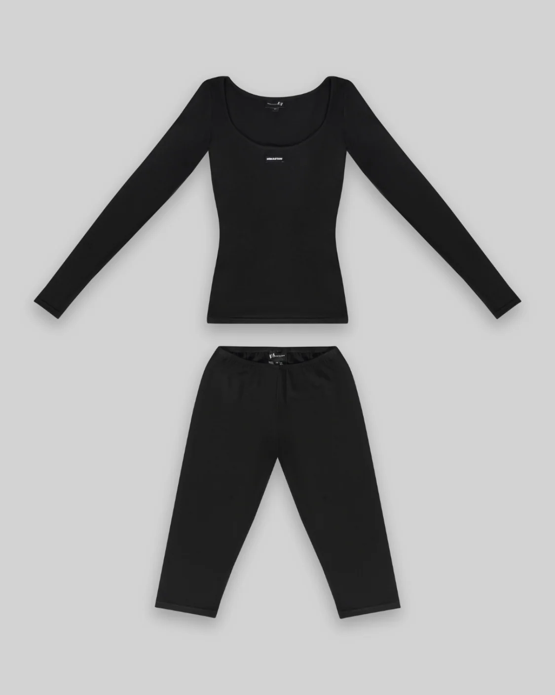 BASICS BOATNECK LONGSLEEVE (ONYX) - Image 6