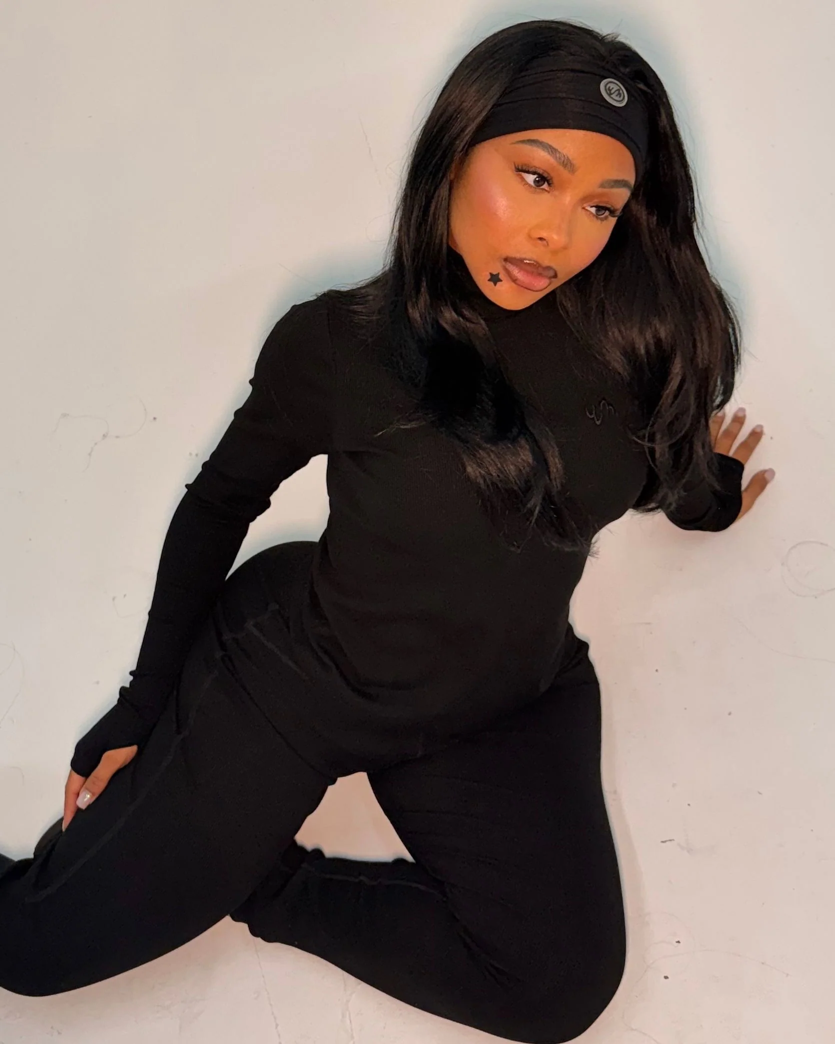 WM WIDE HEADBAND - BLACK - Image 3