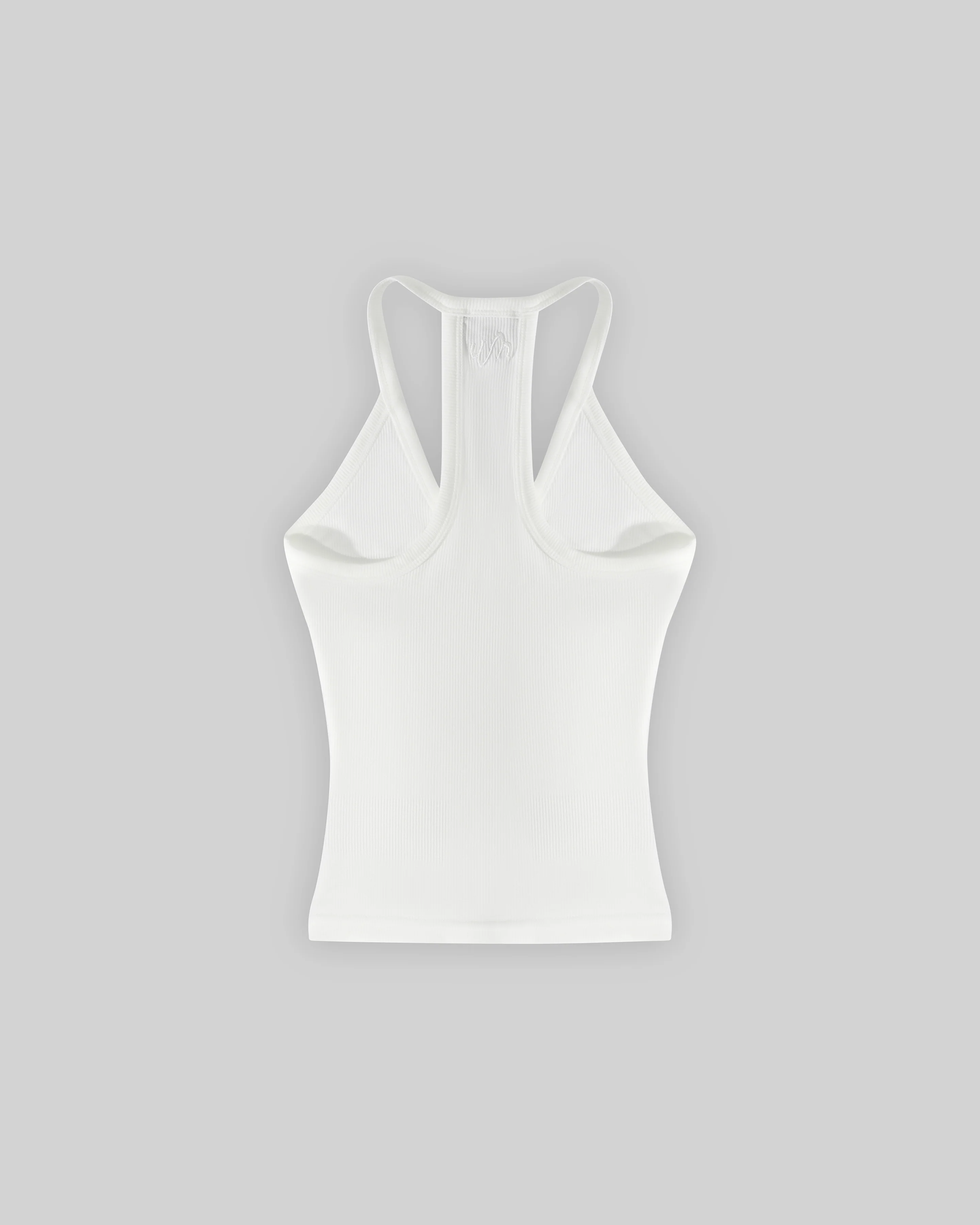 BASICS RIBBED BEATER (WHITE) - Image 4