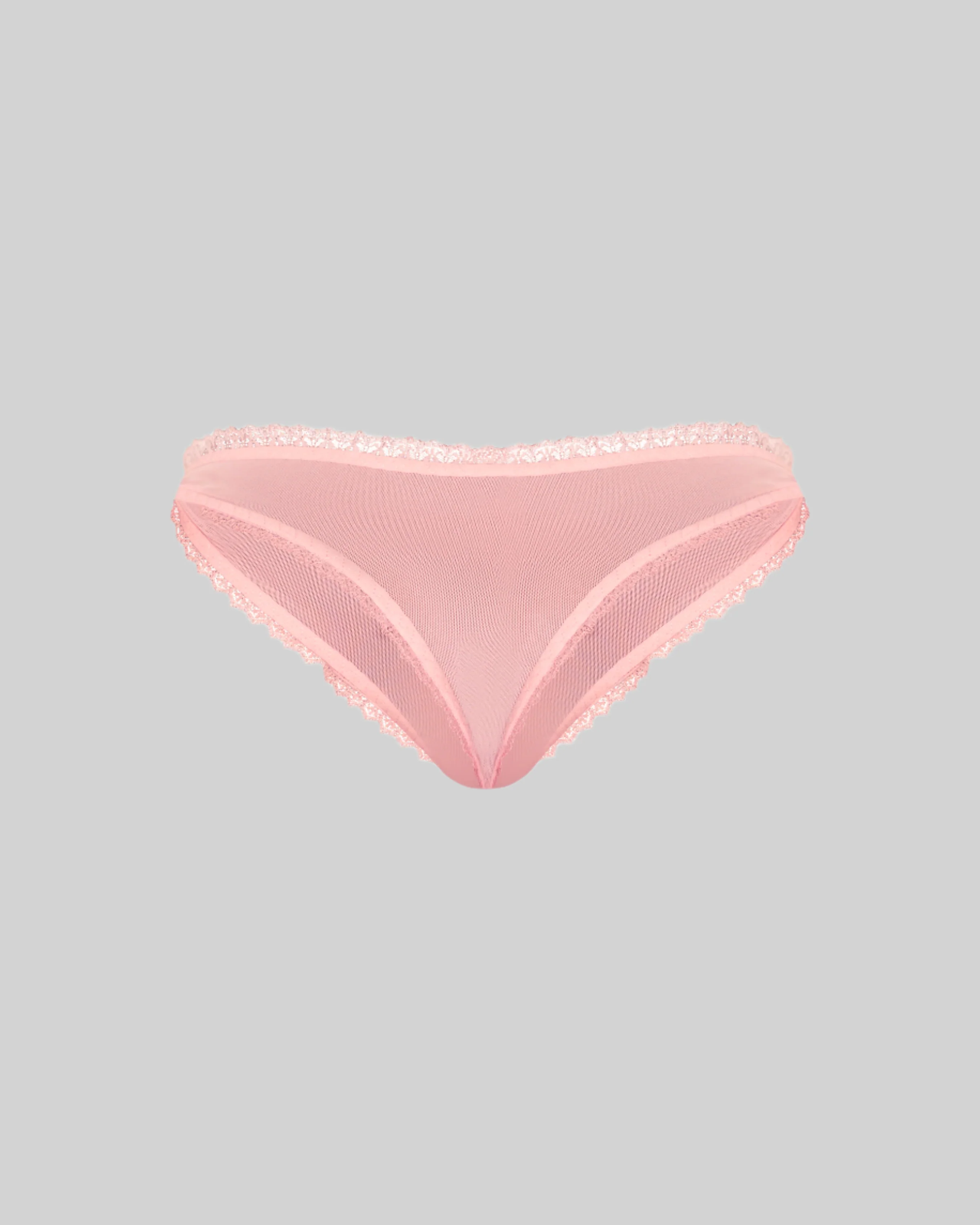 LOVE ME NOT MESH PANTY (BABY PINK) - Image 3