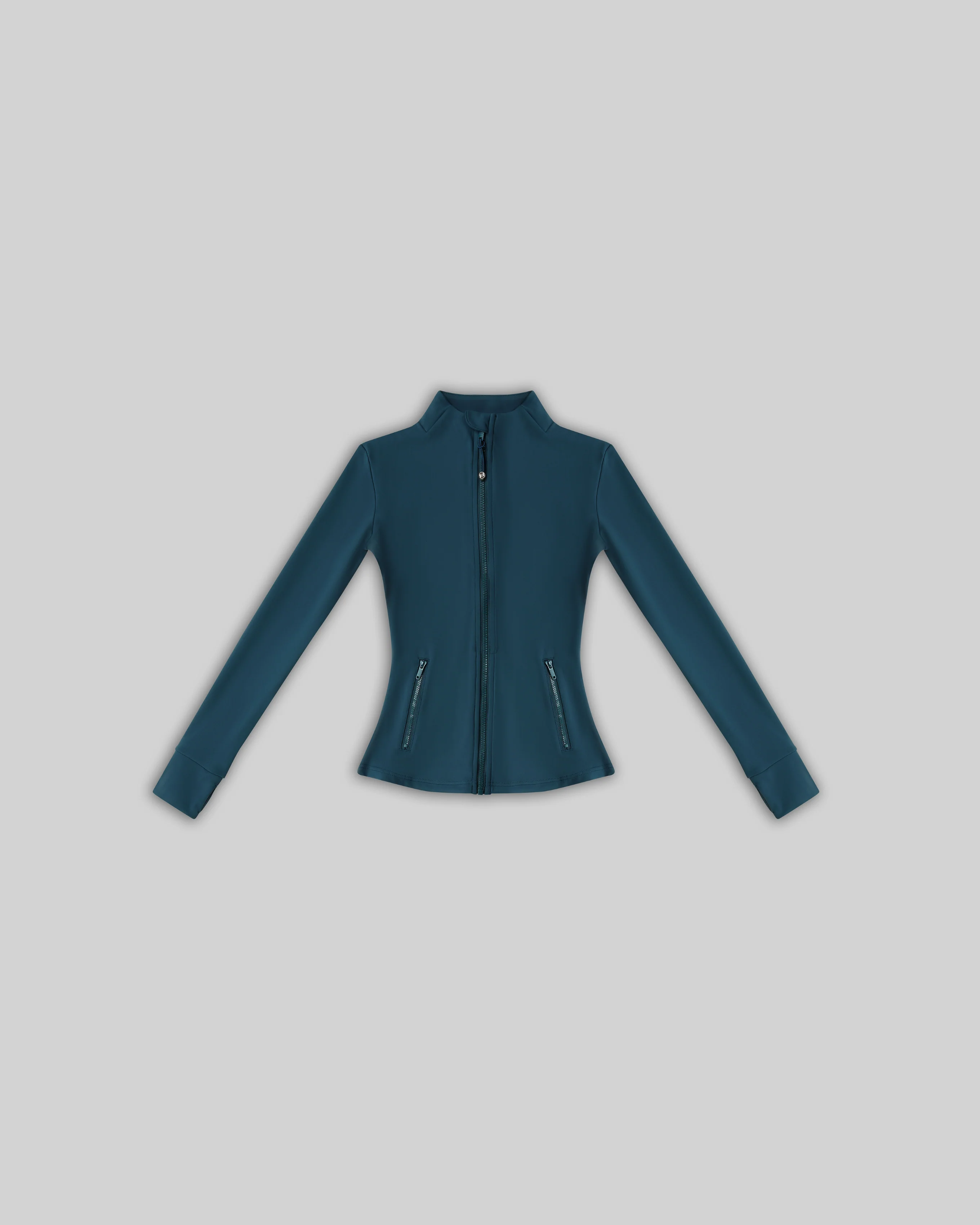 FITNESS SLIM-FIT JACKET (DEEP TEAL) - Image 5