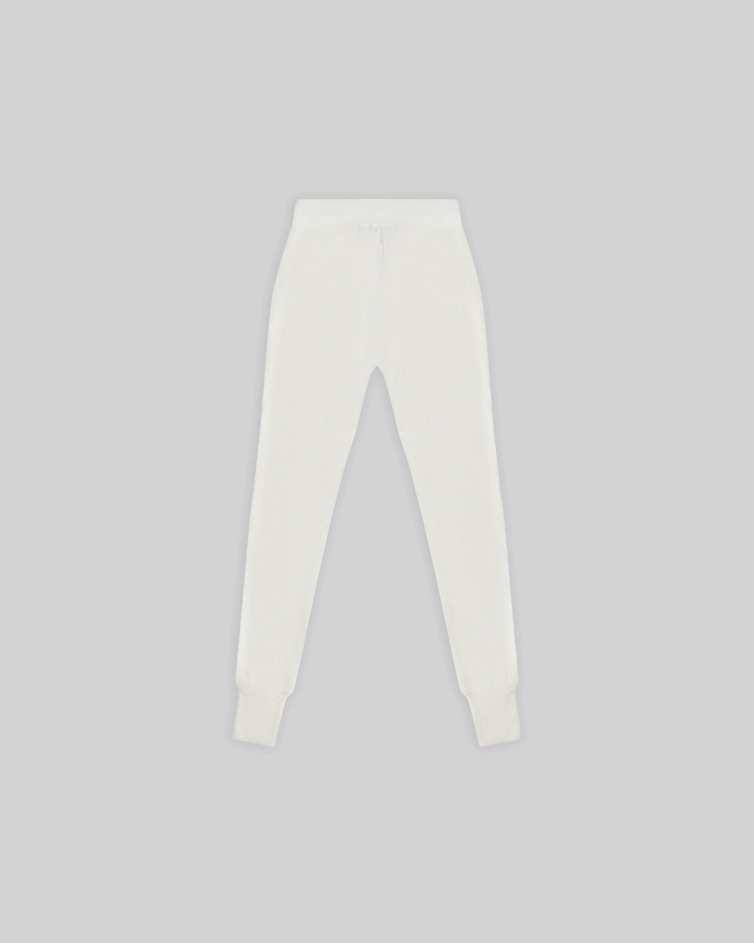 BASICS RIBBED SCULPT LEGGINGS (WHITE) - Image 3