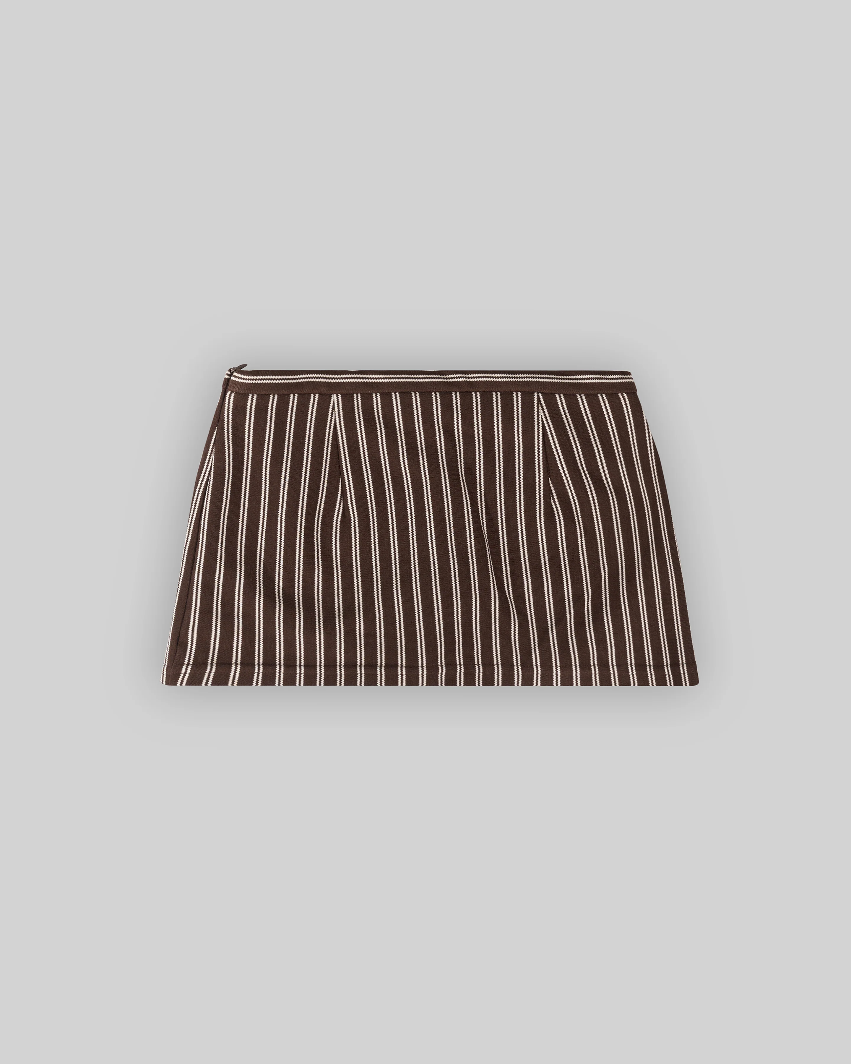 VERY MINI STRIPED SKORT (ESPRESSO) - Image 3