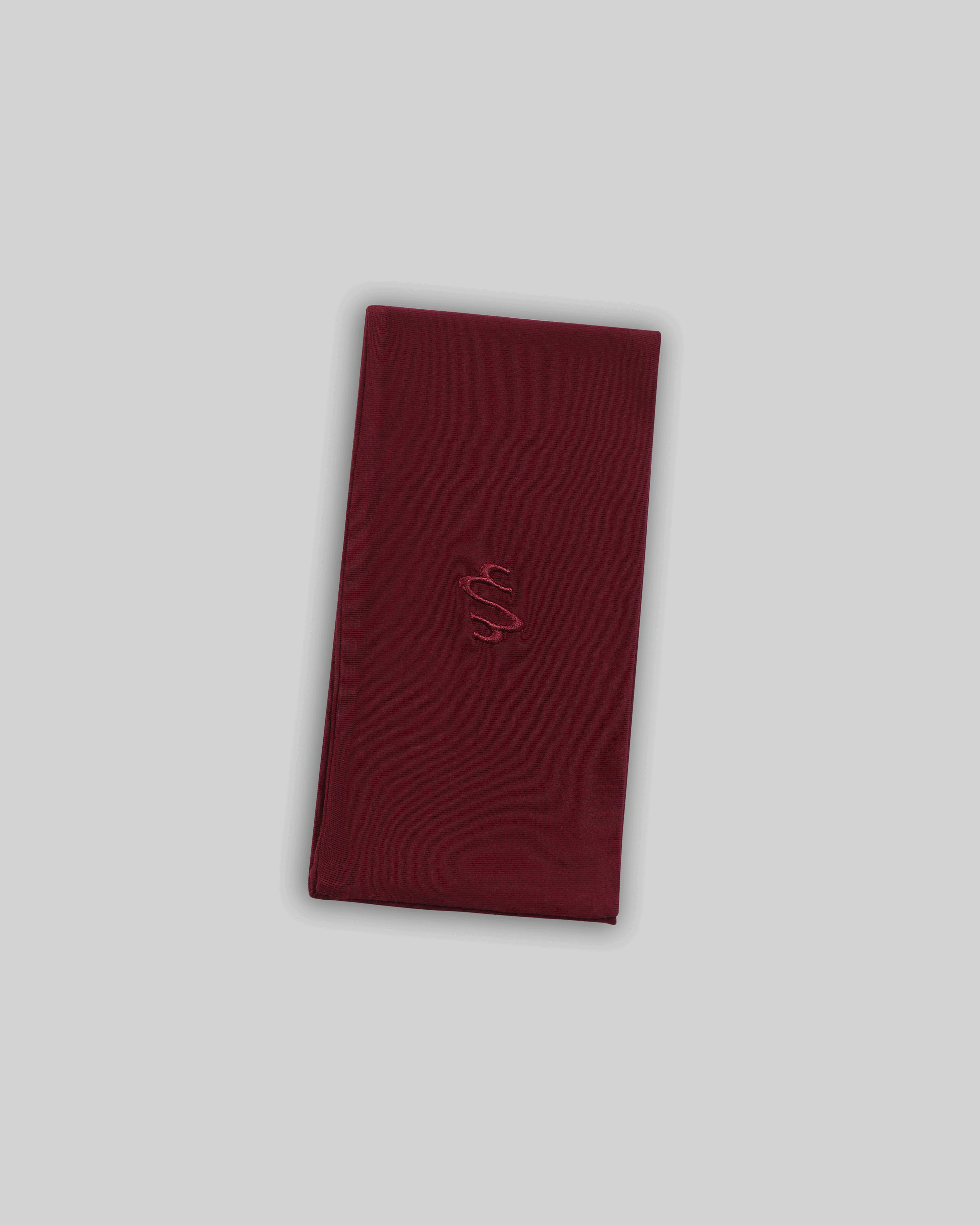 WM WIDE HEADBAND (BURGUNDY) - Image 3